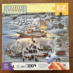 Charles Wysocki puzzle, 300 pieces Milton Bradley